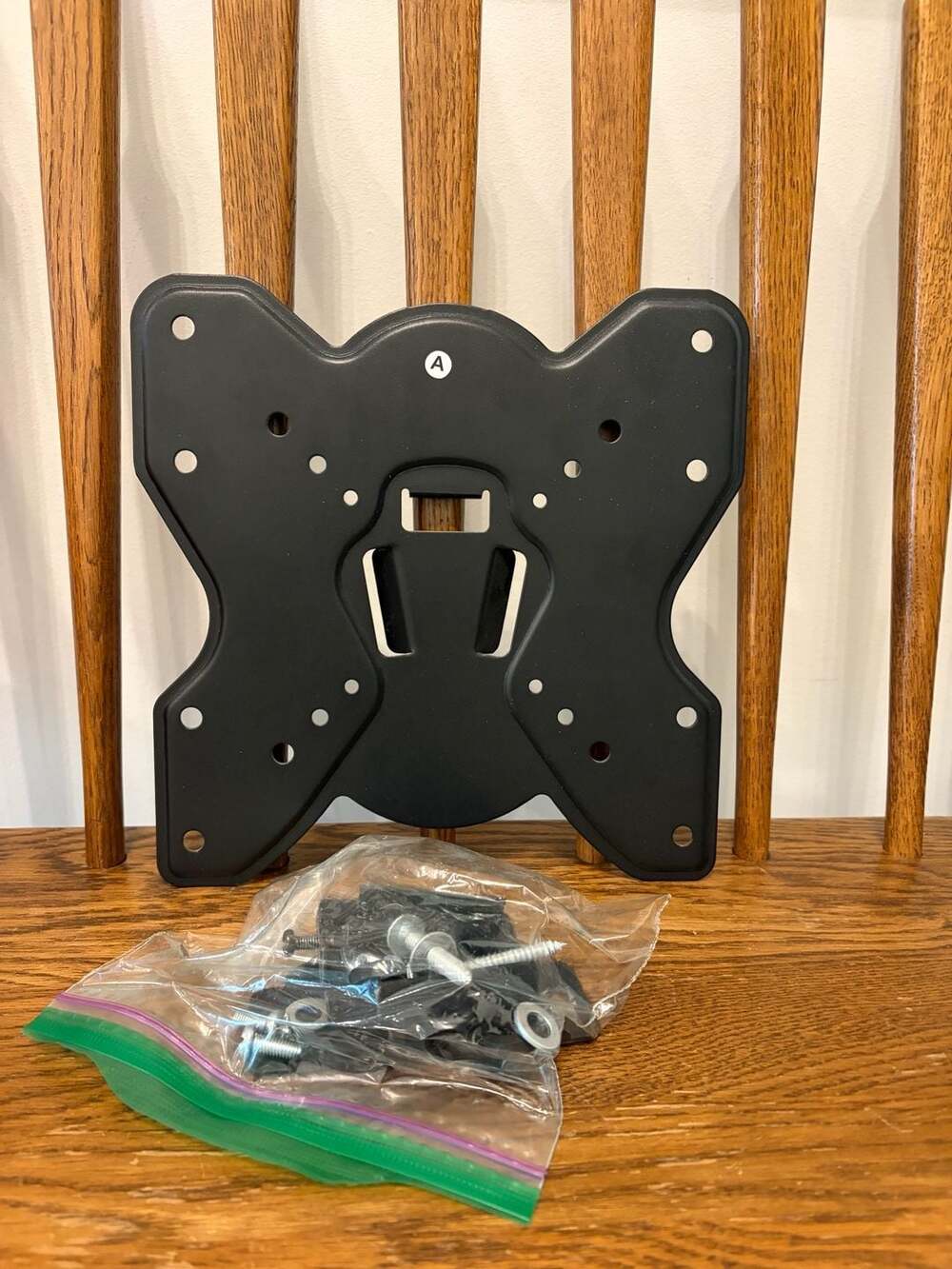 Onn 1940A Wall Mount TV Bracket Model 100002718 Black Hardware Included